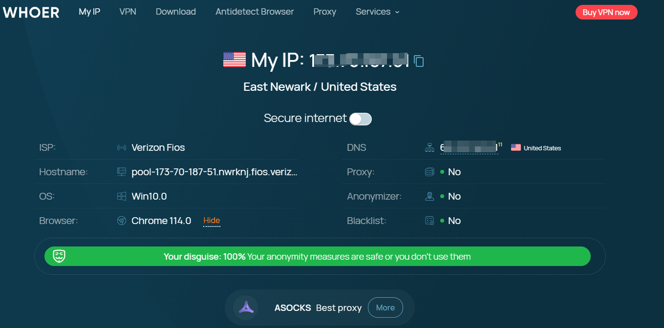 Google Chrome and Lumiproxy Proxy settings